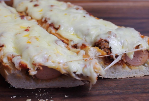 A Supersized Chili-Cheese Hot Dog, Because Those Who Dream Big Should Eat Big