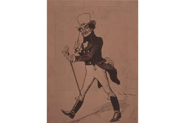 Johnnie Walker Striding Man Logo, 1908 Sketch-Supercall