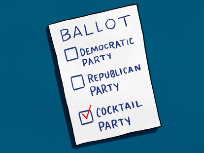 Only one party matters in this election: the cocktail party