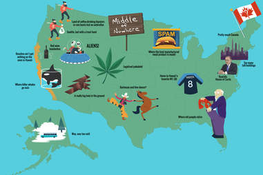 Map Of America And Hawaii Map of the United States of America According to Hawaii   Thrillist