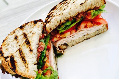 leftover turkey sandwich