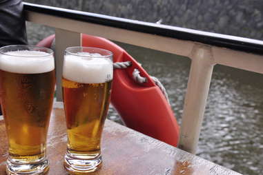 beer on a boat