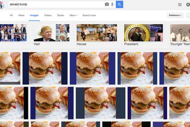 Donald Trump is a burger