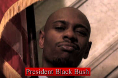 dave chappelle as black bush on comedy central chappelle's show