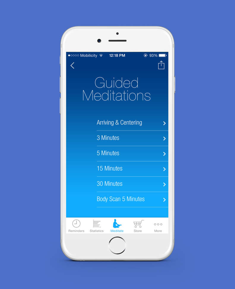 the mindfullness app for iPhone