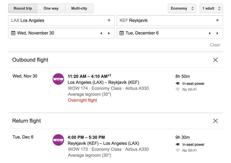 WOW Air Is Selling $279 Round-Trip Flights to Iceland from SF and