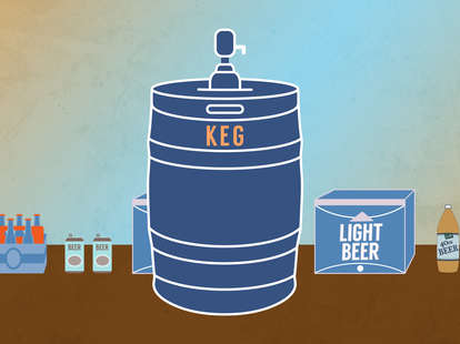 how many beers are in a keg