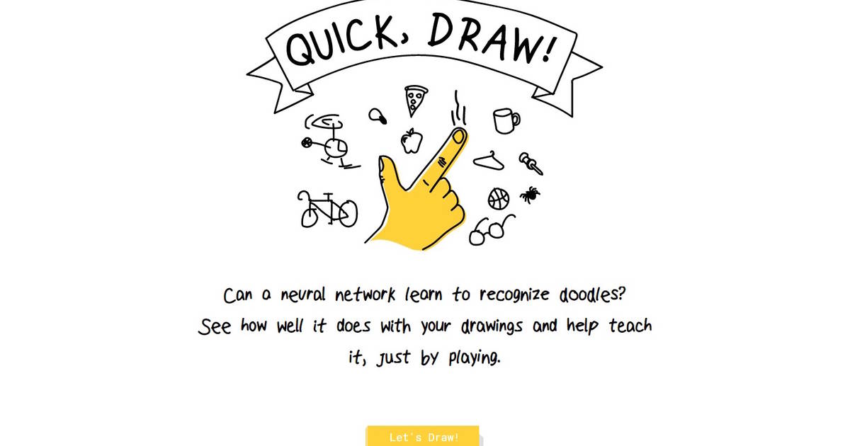 The Google Quick Draw Game  Funny websites, Bored funny, Quick draw