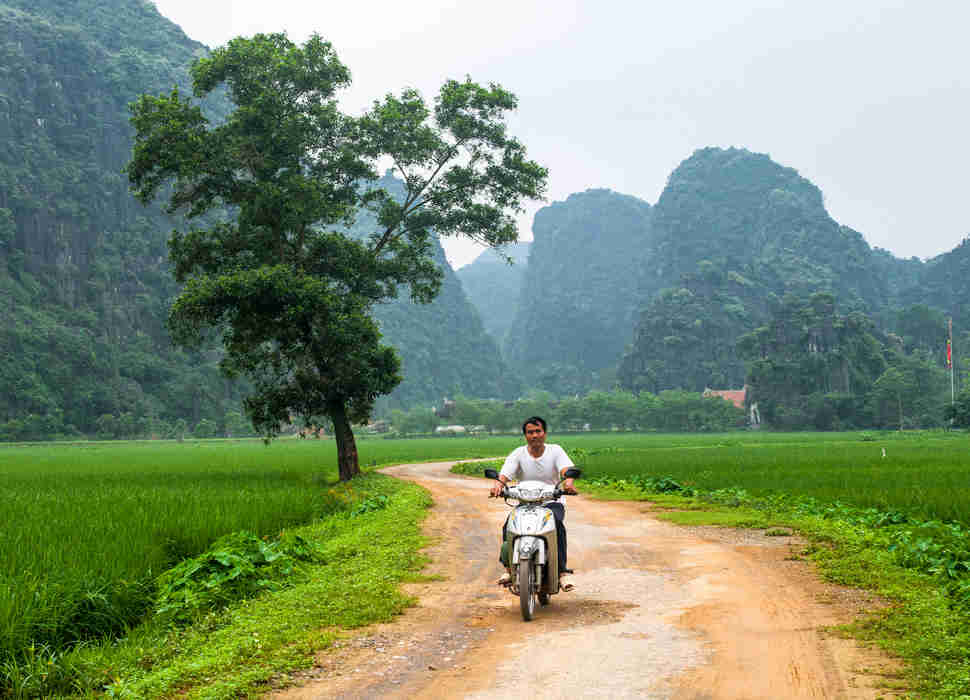 VillageTam Coc, Ninh Binh Province, North Vietnam