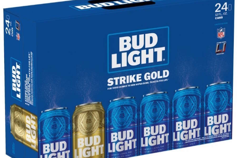 Strike Gold with Bud Light for a Chance to Win Super Bowl Tickets for Life