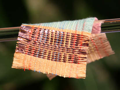 electricity producing fabric