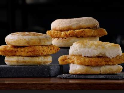 Mcdonald S Is Testing New Chicken Breakfast Sandwiches Thrillist