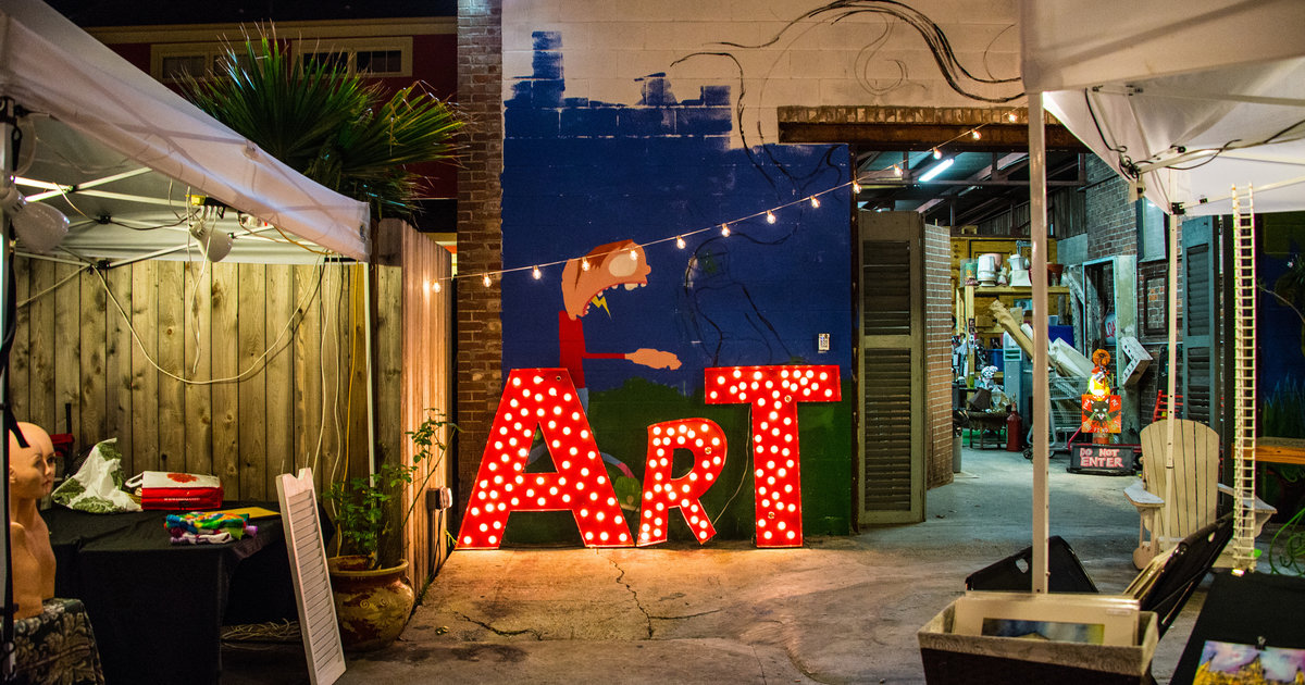 Frenchmen Street Art Market Venue.