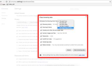 how to delete browsing history on chrome desktop