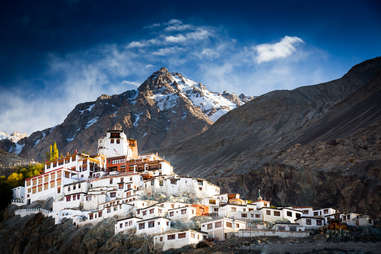 The Buddhist monastery of Diskit in Nubra valley