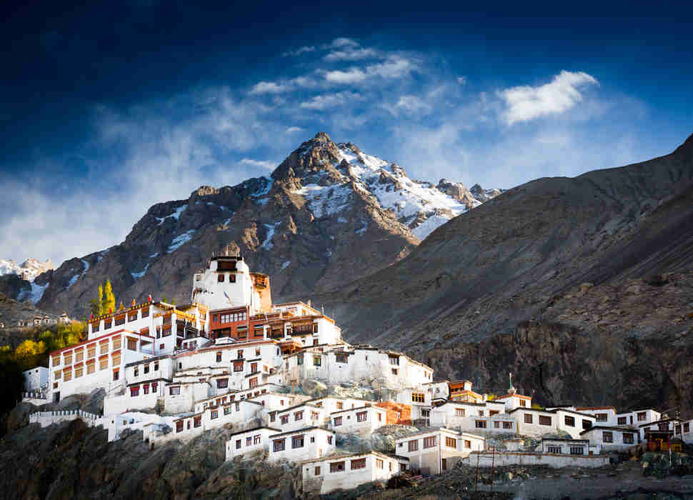 The Buddhist monastery of Diskit in Nubra valley