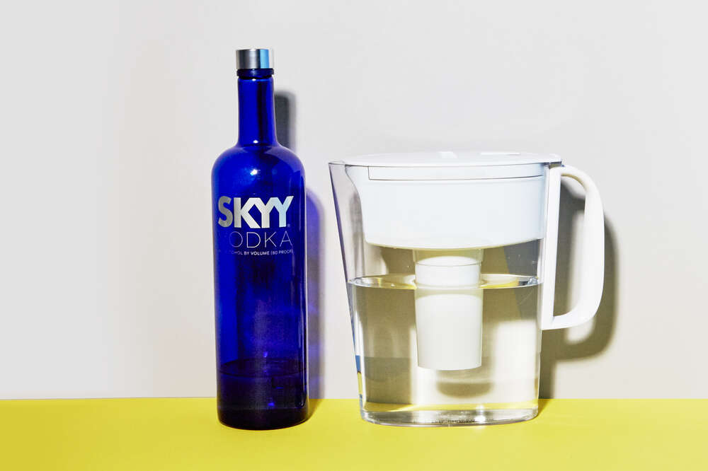 Does passing vodka through a Brita filter really improve its taste?