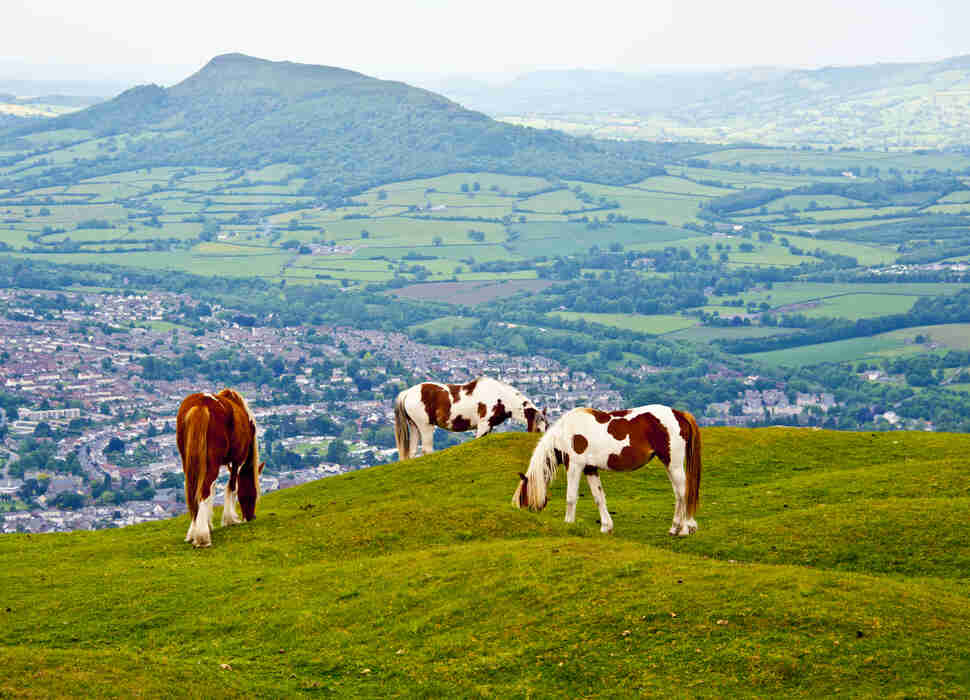 Brecon Beacons National park in Wales