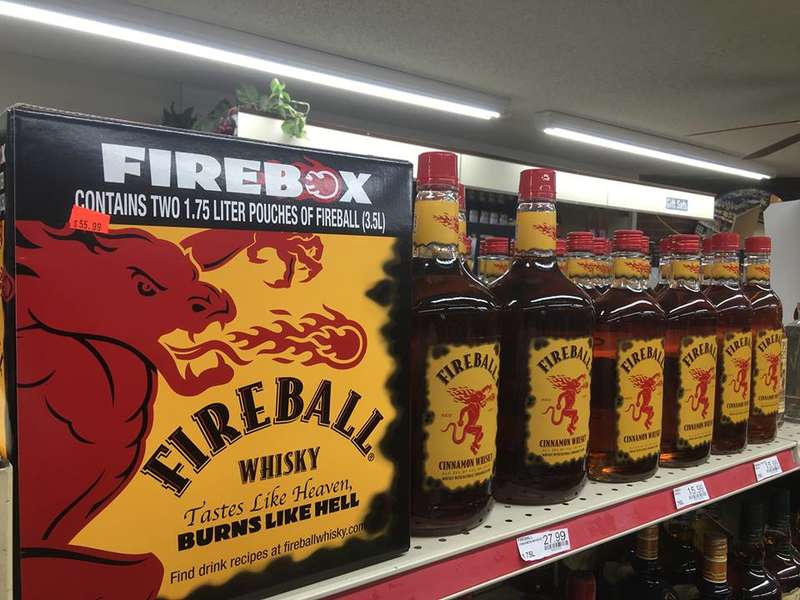 Fireball Whiskey Firebox Brings New Meaning to Slap the Bag - Thrillist
