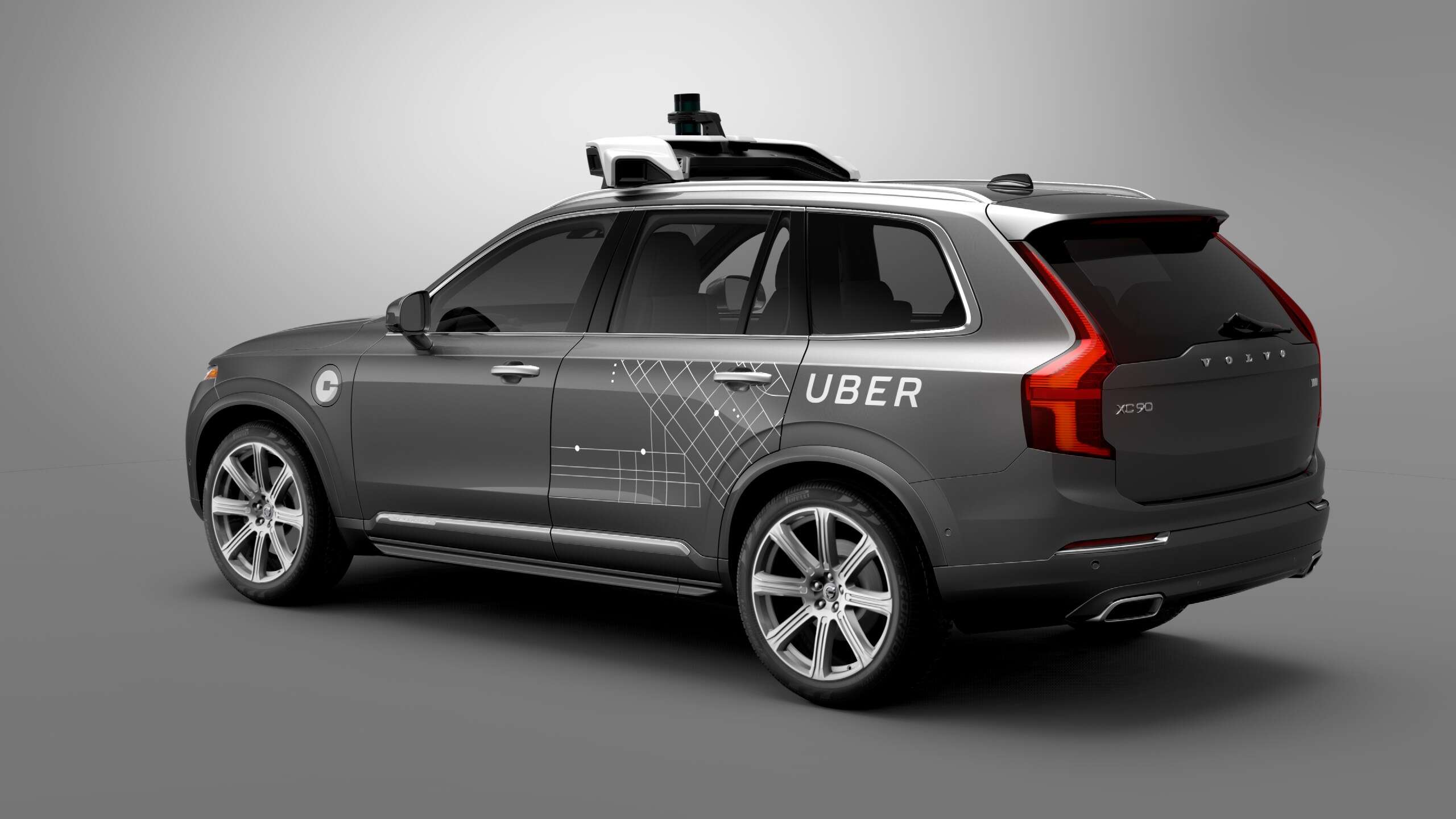volvo uber autonomous car