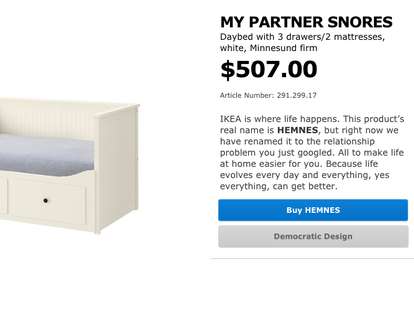 Ikea renames products