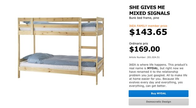 Ikea Renamed Products After Problems They Solve And They Re Sad