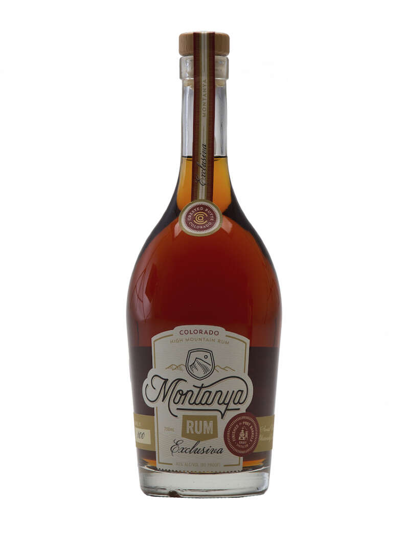 bottle of Montanya rum