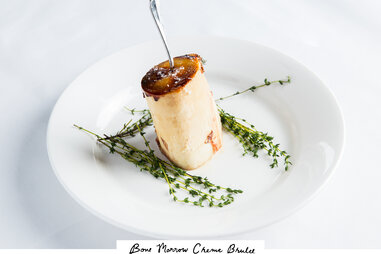 Bone marrow crème brûlée