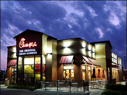 chick fil a at night