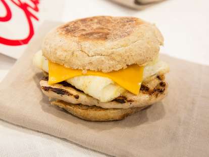 chick fil a egg white grilled chicken breakfast sandwich