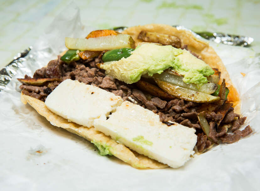 Best Cheap Eats NYC: $5 Tacos Placeros at Puebla de Los Angeles - Thrillist