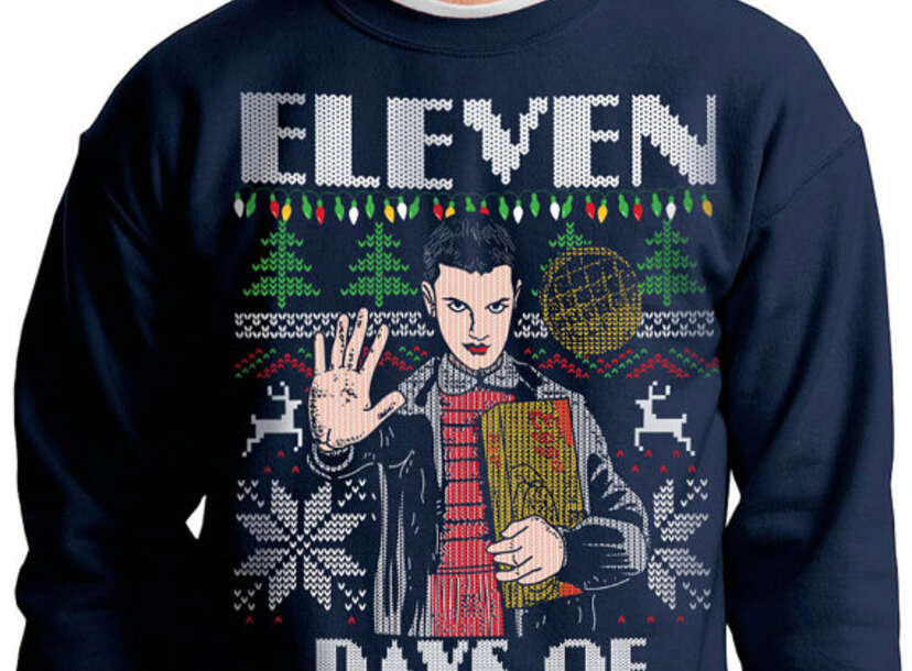 Stranger things ugly christmas sweater clearance target