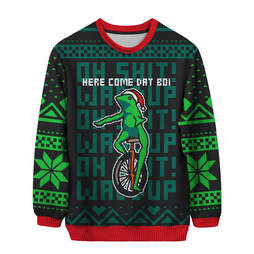 dat boi ugly christmas sweater