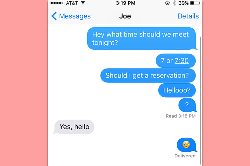 iphone messages delivered and read