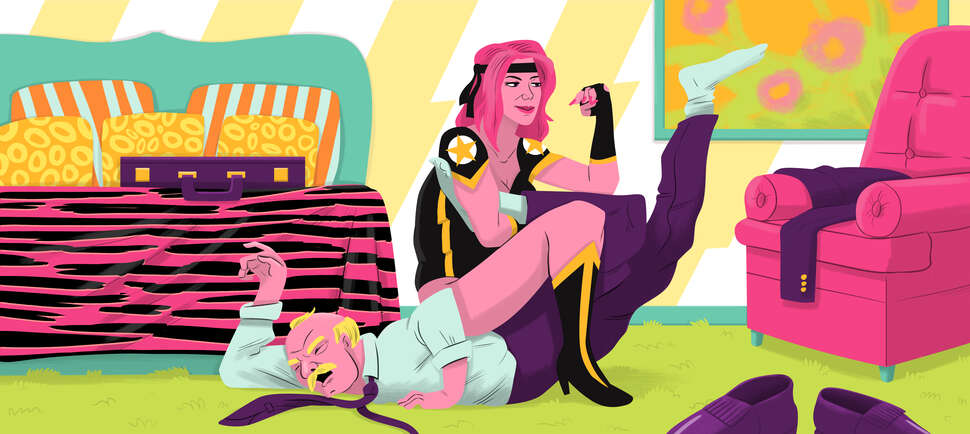 How an '80s Female Wrestling Star Makes Thousands in Underground Hotel Fights