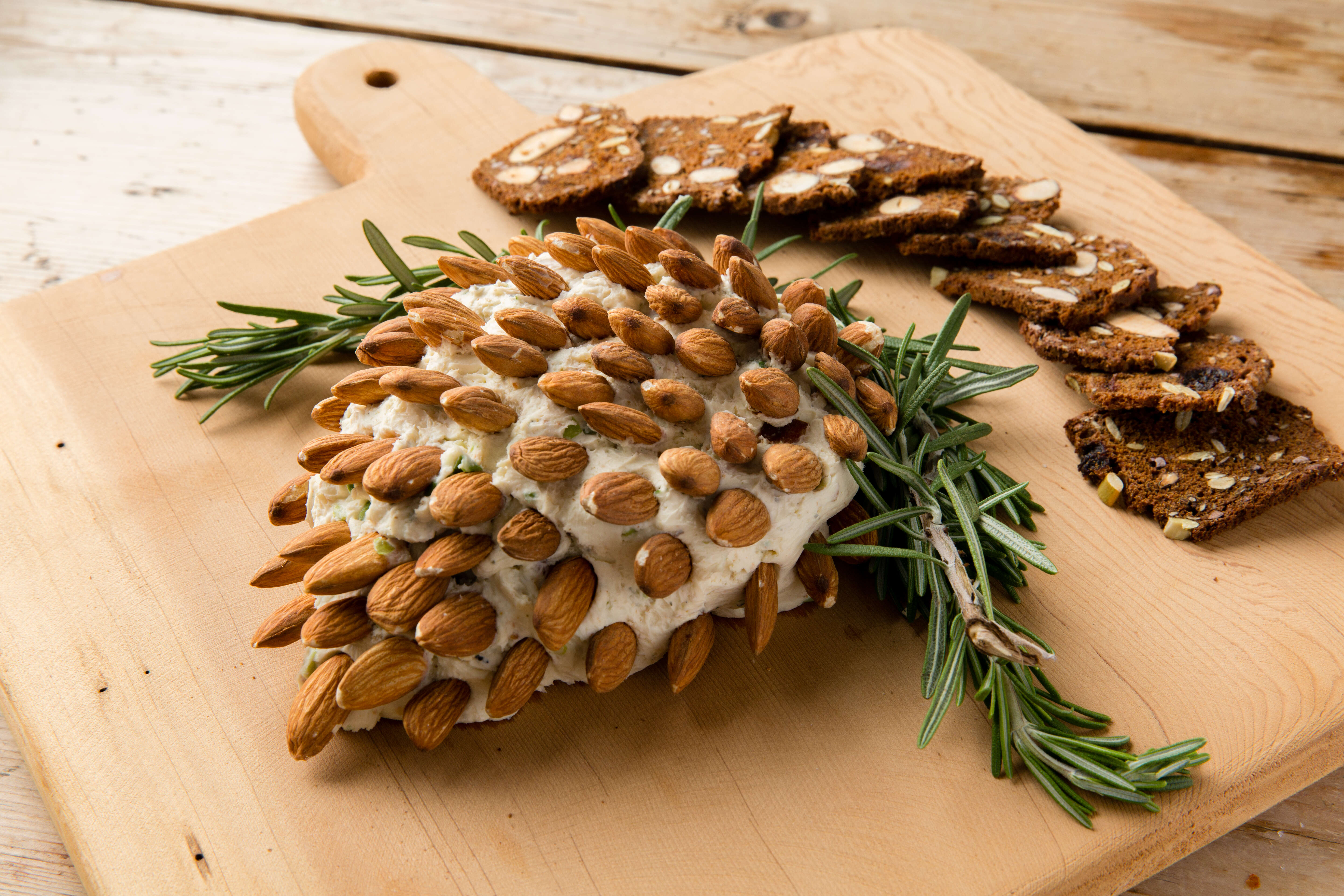 How to Make a Cream Cheese Pinecone Winter Appetizer Recipe