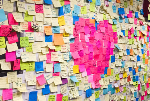 Post-Election Subway Therapy Sticky Notes Saved by NY Historical ...