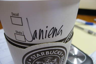 starbucks names cups name why cup wrong coffee misspelled thrillist