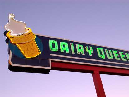 dairy queen sign