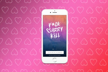 f!ck marry kill app