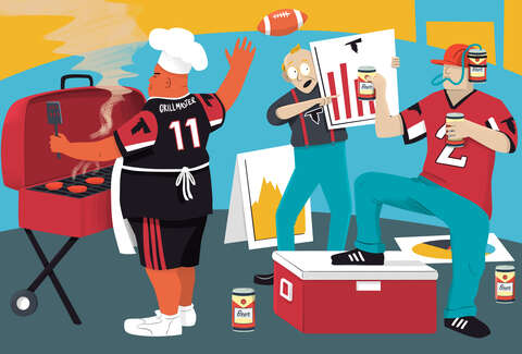 Every Person You See at Atlanta Falcons NFL Tailgate Parties - Thrillist