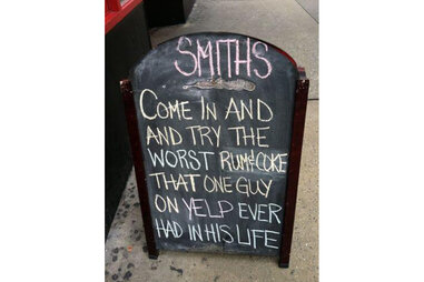 Someone Deserves a Raise for Crafting These Funny Bar Signs - Thrillist