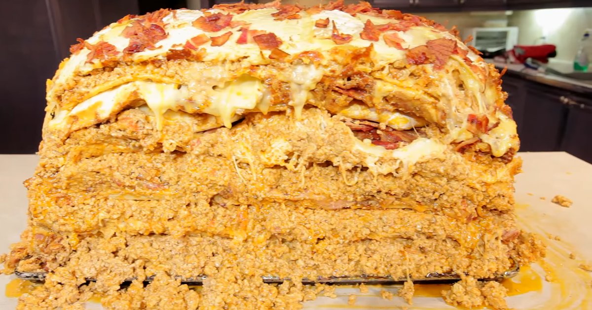 Epic Meal Time's One Million Calorie Lasagna Is Totally Nuts Thrillist