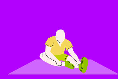 seated hamstring stretch