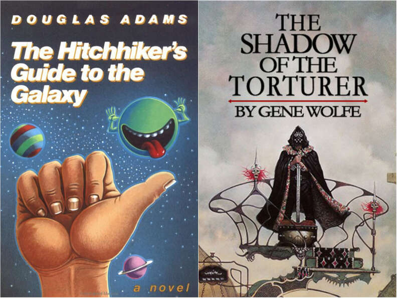 shadow of the torturer and hitchhiker's guide to the galaxy