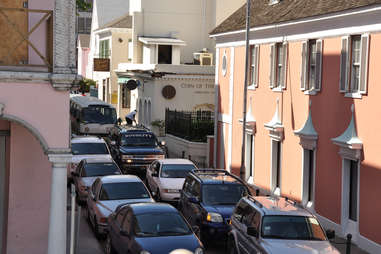 Caribbean traffic jam