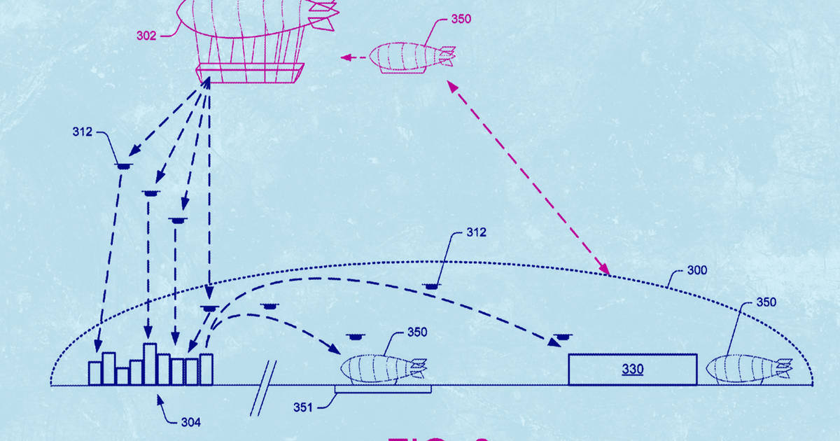 Amazon deals blimp patent