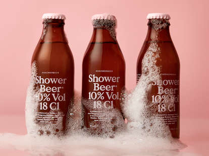 shower beer