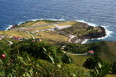 Saba runway