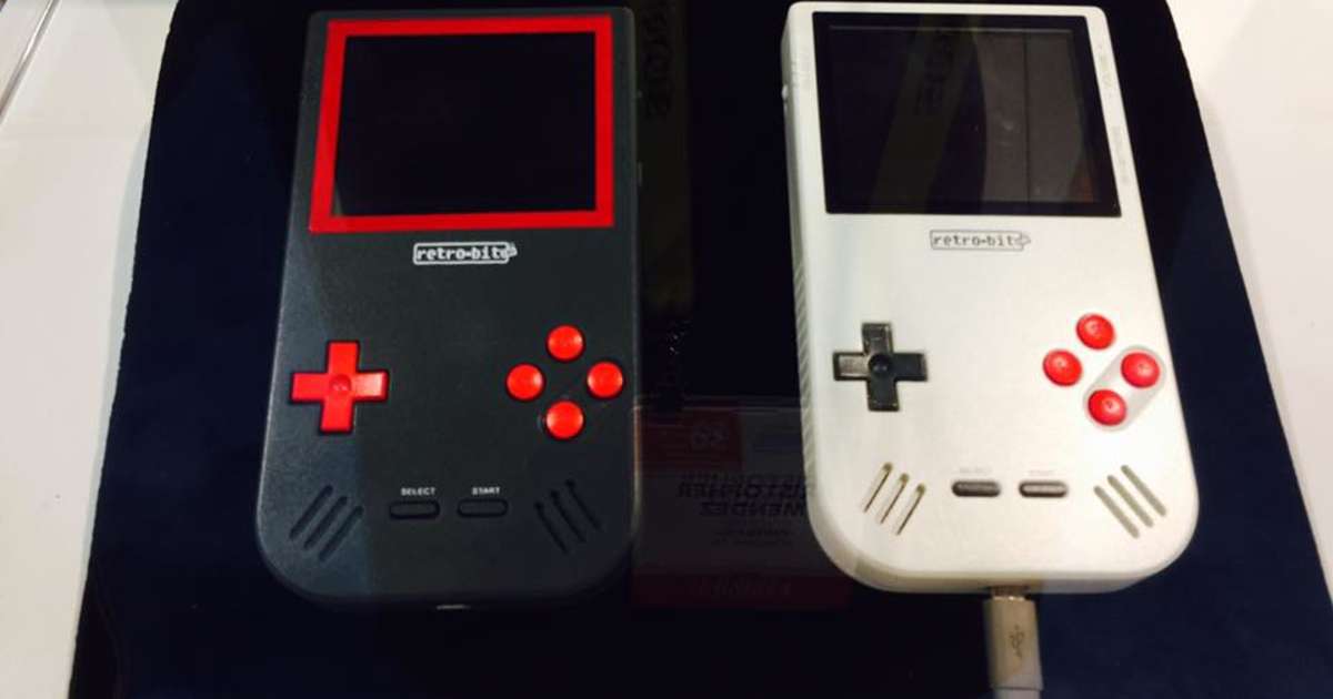 retro game boy console